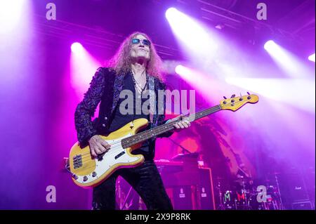 22 mai 2024 : Glenn Hughes joue des classiques Deep Purple lors d'un concert à Milan, en Italie Banque D'Images