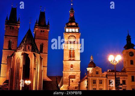 Cathédrale Saint-esprit de Hradec Kralove, République tchèque Banque D'Images