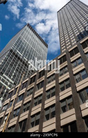 JP Morgan Chase Building est situé au 245 Park Avenue, 2024, NYC, États-Unis Banque D'Images