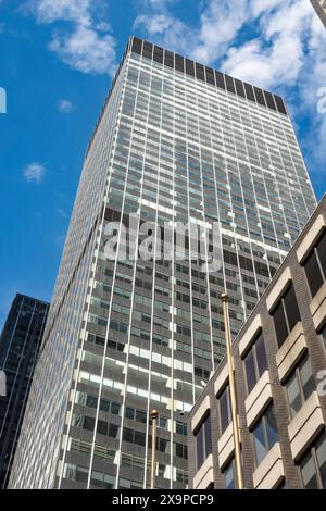 JP Morgan Chase Building est situé au 245 Park Avenue, 2024, NYC, États-Unis Banque D'Images