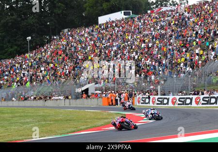 Mugello, Italie. 02 juin 2024. Course MotoGP gran premio d'Italia Brembo vainqueur Jorge martin 89 Espagne Prima Pramac pendant Gran Premio dÂ&#x80;&#x99;Italia Brembo - course, Championnat du monde MotoGP à Mugello, Italie, juin 02 2024 crédit : Agence photo indépendante/Alamy Live News Banque D'Images