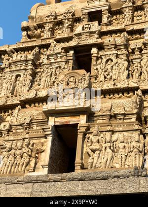 Temple de Gingee Venkataramana dans le complexe de Gingee Fort, district de Villupuram, Tamil Nadu, Inde. Banque D'Images