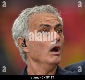 Londres, Royaume-Uni. 01 juin 2024 - Borussia Dortmund v Real Madrid - finale de l'UEFA Champions League - Wembley Jose Mourinho à Wembley. Image : Mark pain / Alamy Live News Banque D'Images