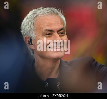 Londres, Royaume-Uni. 01 juin 2024 - Borussia Dortmund v Real Madrid - finale de l'UEFA Champions League - Wembley Jose Mourinho à Wembley. Image : Mark pain / Alamy Live News Banque D'Images