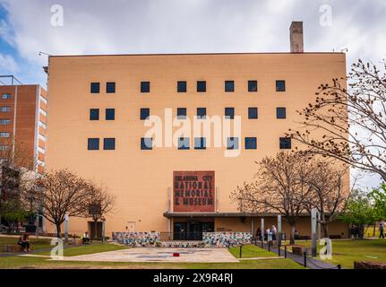 Oklahoma City, Oklahoma États-Unis - 17 mars 2017 : entrée au musée au mémorial national d'Oklahoma City en hommage aux victimes, survivants, sauveteurs et al Banque D'Images