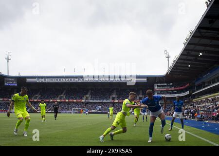 Genk, Belgique. 02 juin 2024. Stade de KRC Genk vu lors d'un match de football entre KRC Genk et KAA Gent, dimanche 02 juin 2024 à Genk, un match de play-off européen pour une place dans la compétition européenne de football de la saison prochaine, à l'issue de la première division 'Jupiler Pro League' 2023-2024 du championnat belge. BELGA PHOTO KRISTOF VAN ACCOM crédit : Belga News Agency/Alamy Live News Banque D'Images