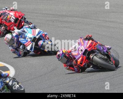 Scarperia, Italie. 02 juin 2024. Lors du MotoGP Brembo Italian Grand Prix Race MotoGP samedi, MotoGP of Italy au Mugello circuit le 2 juin 2024 à Scarperia, Italie. (Photo de Fabio Averna/Sipa USA) crédit : Sipa USA/Alamy Live News Banque D'Images