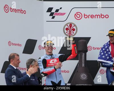 Scarperia, Italie. 02 juin 2024. 18 Gonzalez Manuel MOTO2 (MGon) SPA QJMOTOR Gresini Moto2 KALEX lors du MotoGP Brembo Italian Grand Prix Race MotoGP samedi, MotoGP of Italy au Mugello circuit le 2 juin 2024 à Scarperia, Italie. (Photo de Fabio Averna/Sipa USA) crédit : Sipa USA/Alamy Live News Banque D'Images