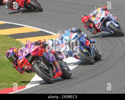 Scarperia, Italie. 02 juin 2024. Lors du MotoGP Brembo Italian Grand Prix Race MotoGP samedi, MotoGP of Italy au Mugello circuit le 2 juin 2024 à Scarperia, Italie. (Photo de Fabio Averna/Sipa USA) crédit : Sipa USA/Alamy Live News Banque D'Images