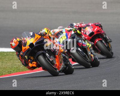 Scarperia, Italie. 02 juin 2024. Lors du MotoGP Brembo Italian Grand Prix Race MotoGP samedi, MotoGP of Italy au Mugello circuit le 2 juin 2024 à Scarperia, Italie. (Photo de Fabio Averna/Sipa USA) crédit : Sipa USA/Alamy Live News Banque D'Images