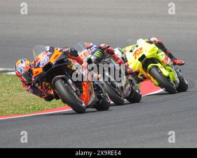 Scarperia, Italie. 02 juin 2024. Lors du MotoGP Brembo Italian Grand Prix Race MotoGP samedi, MotoGP of Italy au Mugello circuit le 2 juin 2024 à Scarperia, Italie. (Photo de Fabio Averna/Sipa USA) crédit : Sipa USA/Alamy Live News Banque D'Images