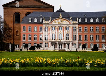 Palais des archevêques à Trèves, Allemagne. Banque D'Images