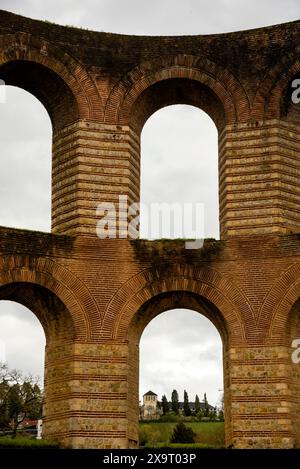 Bains impériaux de Trèves, Allemagne. Banque D'Images