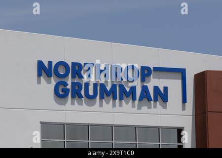 Beavercreek - 31 mai 2024 : centre de fabrication Northrop Grumman. Northrop Grumman produit des structures composites avancées pour l'aérospatiale et la défense. Banque D'Images