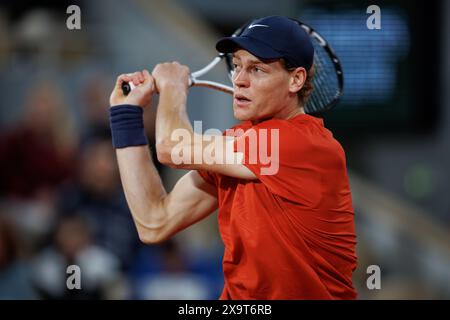 Paris, France. 02 juin 2024. Roland Garros, 02 juin 2024 : Jannik Sinner (ITA) lors de l'Open de France 2024. Alamy Live News/Corleve crédit : Corleve/Alamy Live News Banque D'Images