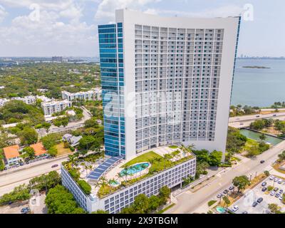 Miami, Floride, États-Unis - 23 mai 2024 : Miami Floride, États-Unis. Bleu sur la baie Banque D'Images