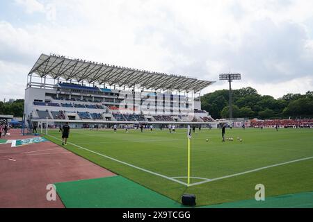 Machida Gion Stadium, Tokyo, Japon. 1er juin 2024. Vue générale, 1 JUIN 2024 - Football/Football : match de Ligue J1 2024 entre le FC Machida Zelvia 1-3 Albirex Niigata au Machida Gion Stadium, Tokyo, Japon. Crédit : AFLO SPORT/Alamy Live News Banque D'Images