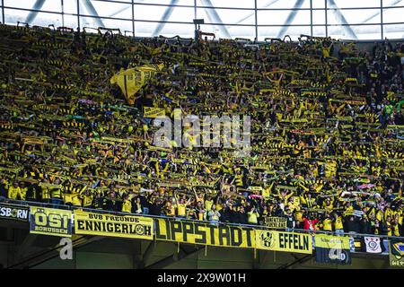 Fans/Ultras Borussia Dortmund ENG, Borussia Dortmund vs Real Madrid, Fussball, Ligue des Champions, finale, saison 2023/2024, 01.06.2024 Foto : Eibner-Pressefoto/Marcel von Fehrn Banque D'Images