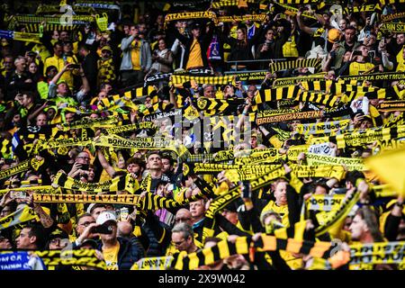 Fans/Ultras Borussia Dortmund ENG, Borussia Dortmund vs Real Madrid, Fussball, Ligue des Champions, finale, saison 2023/2024, 01.06.2024 Foto : Eibner-Pressefoto/Marcel von Fehrn Banque D'Images