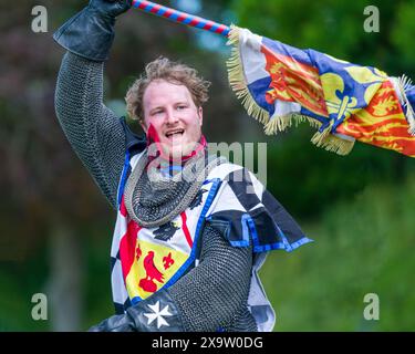 Sir Sam Celibrates the Joust, Cardiff, Royaume-Uni. 15 juin 2019 Banque D'Images