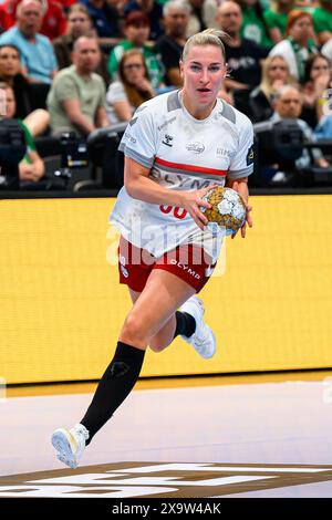 Budapest, Hongrie. 01 juin 2024. Budapest, Hongrie : Handball EHF CL finale 4 - demi-finale - Metz Handball - SG BBM Bietigheim Jenny Behrend (Bietigheim) crédit : Marco Wolf/Wolf-sportfoto/Marco Wolf/dpa/Alamy Live News Banque D'Images