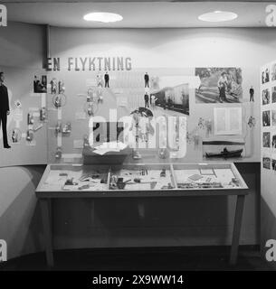 Réel 11- 1945 : la Norvège «illégale» se révèle. Exposition de presse illégale. Photo : Leif Ørnelund / Aktuell / NTB ***photo non traitée *** Banque D'Images