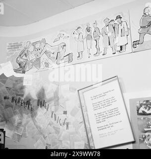 Réel 11- 1945 : la Norvège «illégale» se révèle. Exposition de presse illégale. Photo : Leif Ørnelund / Aktuell / NTB ***photo non traitée *** Banque D'Images