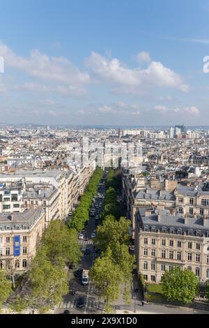 Paris, France, 22 avril 2024:- Une vue du centre de Paris Banque D'Images