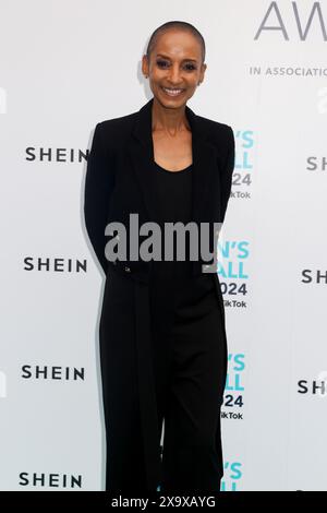 Adele Roberts assiste aux Women's Football Awards 2024 au Marriott Grosvenor Square à Mayfair. Banque D'Images