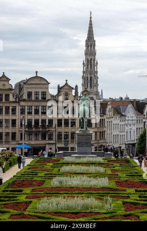 Le Mont des Arts à Bruxelles, la capitale belge Banque D'Images