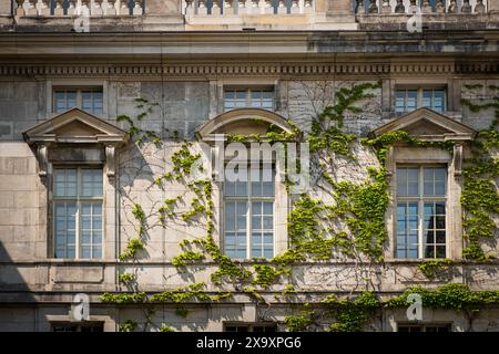 Façade de bâtiment historique à Berlin, Allemagne Banque D'Images