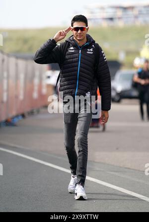 Photo du dossier datée du 25-08-2023 d'Esteban Ocon, qui quittera Alpine à la fin de la saison actuelle de formule 1. Date d'émission : lundi 3 juin 2024. Banque D'Images