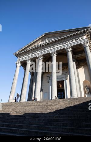 Église Gran Madre Di Dio, Turin, Italie Banque D'Images