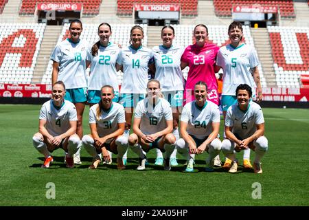 Murcie, Espagne. 03 juin 2024. Japon vs Nouvelle-Zélande, match préparatoire amical féminin pour les prochains jeux olympiques, stade Nueva Condomina, Murcie, région de Murcie, Espagne, 3 juin 2024. Crédit : Pascu Méndez/Alamy Live News Banque D'Images