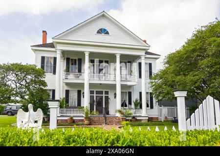 Louisiane, préparé Martin Parish, Breaux Bridge, Fourgeud Maison construite en 1905 Banque D'Images