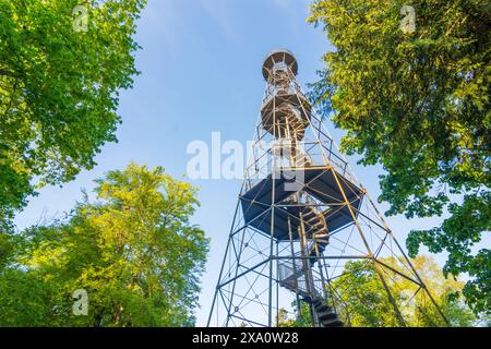 Villingen-Schwenningen : tour d'observation Wanne à Schwarzwald, Forêt Noire, Bade-Württemberg, Allemagne Banque D'Images