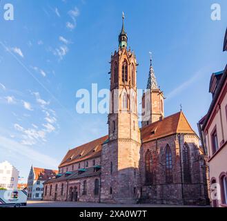 Villingen-Schwenningen : église Villingen Minster à Schwarzwald, Forêt Noire, Bade-Württemberg, Allemagne Banque D'Images