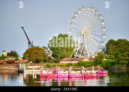 Southport, Sefton, Merseyside. Big Wheel Banque D'Images