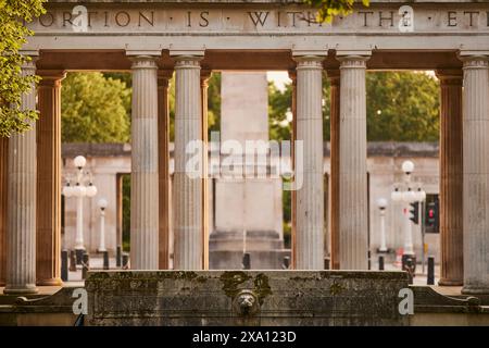 Southport, Sefton, Merseyside. Monument Southport Banque D'Images