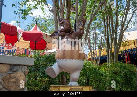 Smellephants on Parade, Display at Magic Kingdom ils ont une odeur unique Banque D'Images