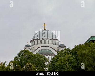 Le temple de Saint Sava, Belgrade Banque D'Images