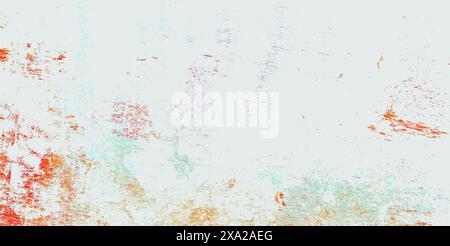 Une image rouge et verte avec fond blanc et motif marron Banque D'Images