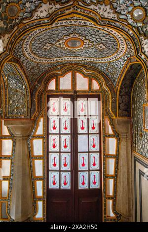 Rang Mandir, City Palace, Jaipur, Rajasthan, Inde, Asie du Sud. Banque D'Images