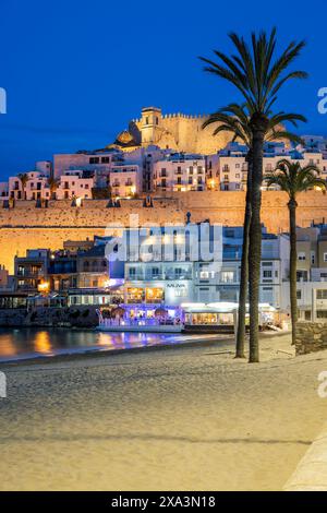 Peniscola, Communauté Valencienne, Espagne Banque D'Images