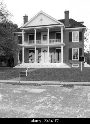 Grouseland, la maison de William Henry Harrison, à Vincennes, Indiana, États-Unis. Banque D'Images