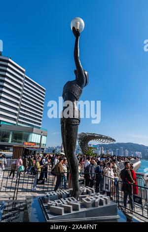 Avenue of Stars, Hong Kong, Chine, Asie Copyright : MichaelxRunkel 1184-10262 DATE D'ENREGISTREMENT NON INDIQUÉE Banque D'Images