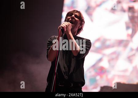 Barcelone, Espagne. 2024.05.29. Le groupe de Phoenix se produit sur scène au Primavera Sound le 29 mai 2024 à Barcelone, Espagne. Banque D'Images