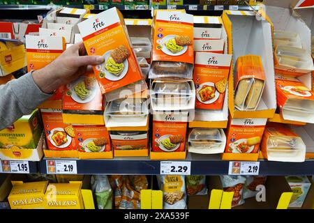 Pains sans gluten un supermarché Banque D'Images