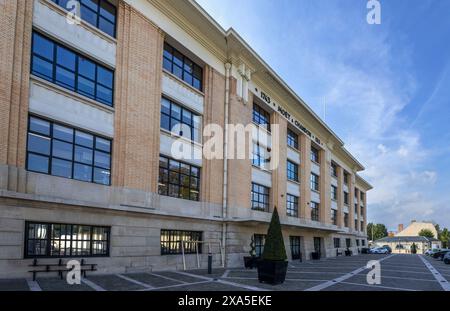 Siège du producteur de vin de champagne Moët & Chandon à Épernay. Banque D'Images