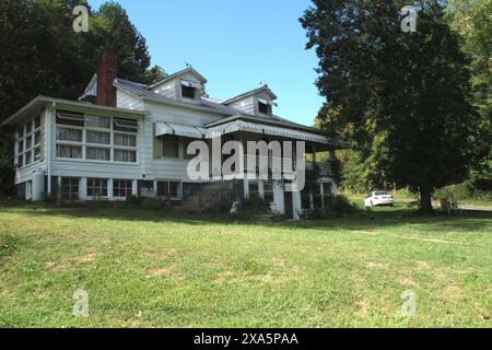 Maison dans la Virginie rurale, États-Unis Banque D'Images